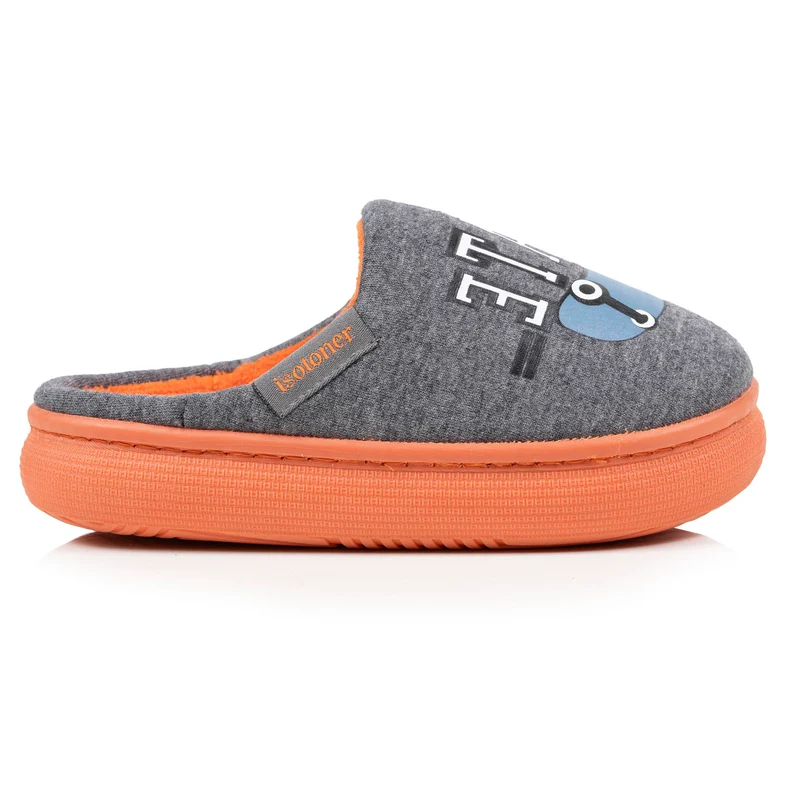 Chaussons mules Enfant BLOUP Gris chiné