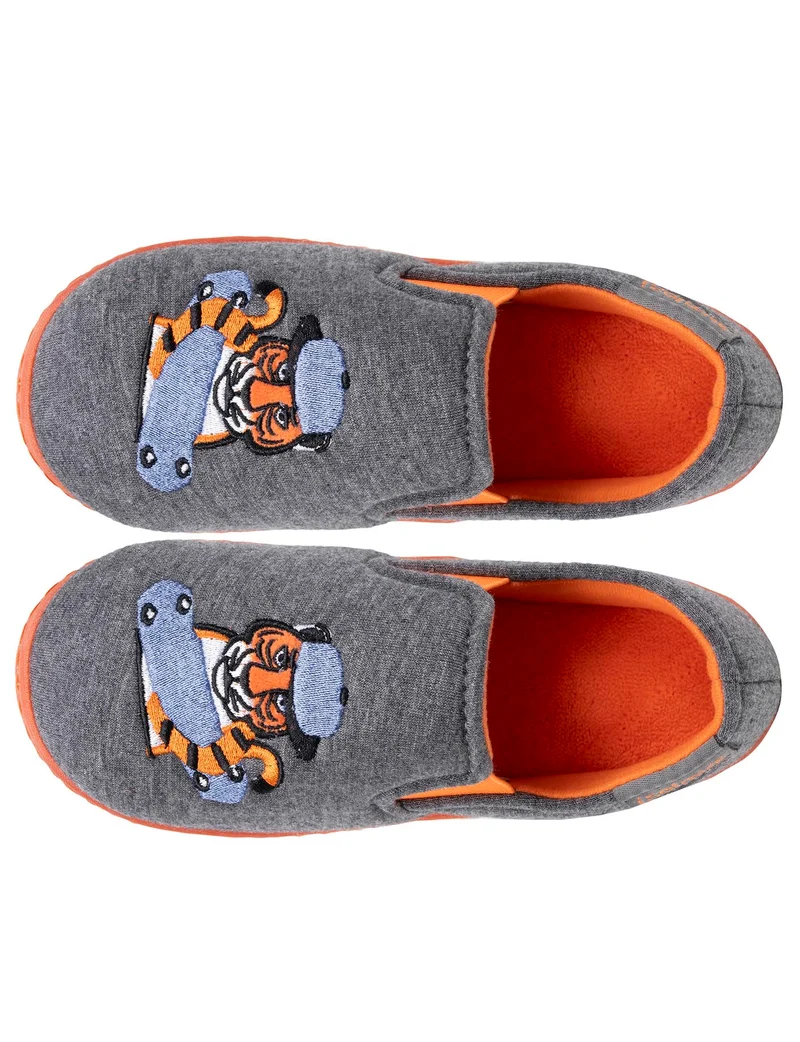 Chaussons mocassins Enfant tigre Gris chiné
