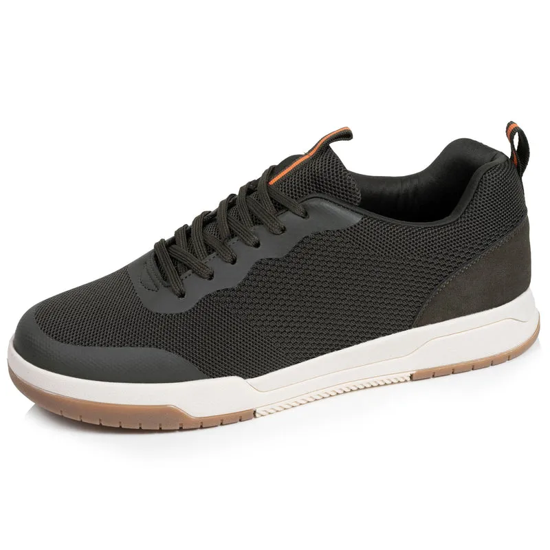Baskets Homme à lacets Kaki