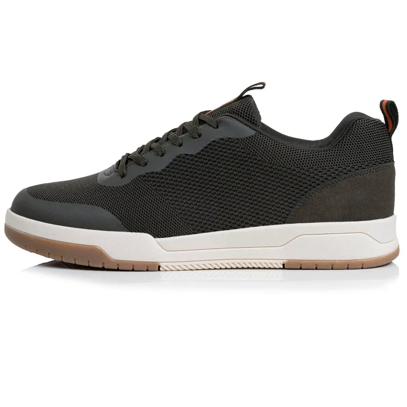 Baskets Homme à lacets Kaki