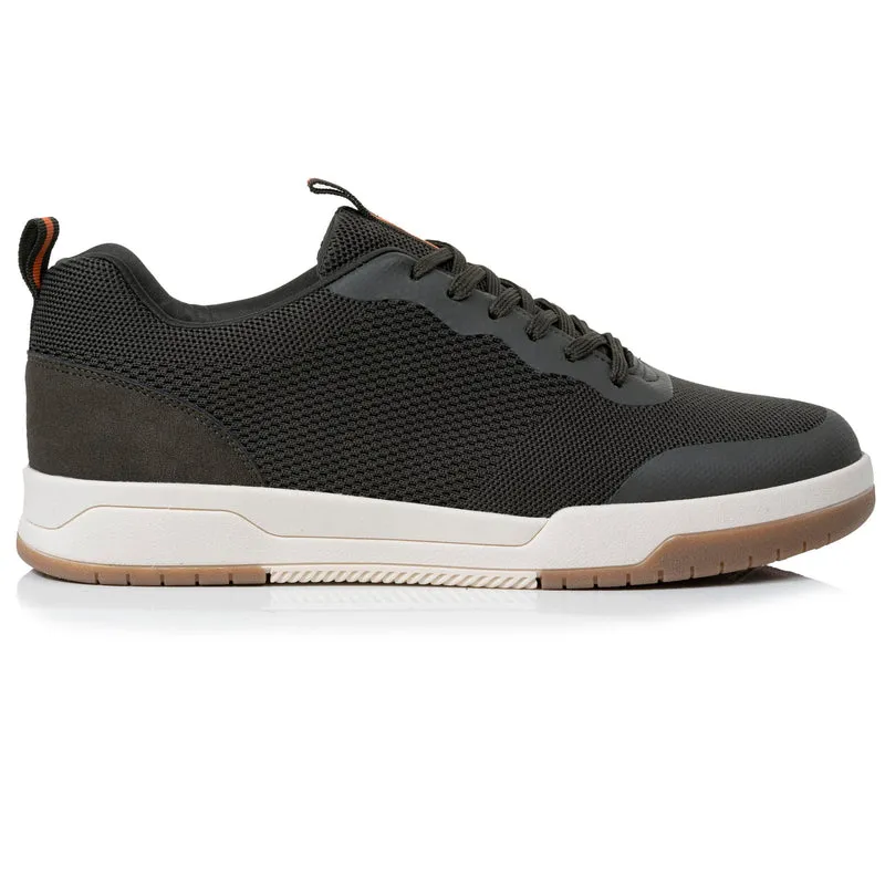 Baskets Homme à lacets Kaki
