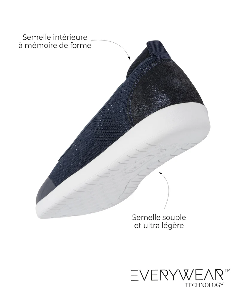 Ballerines Femme slip-on Blanc