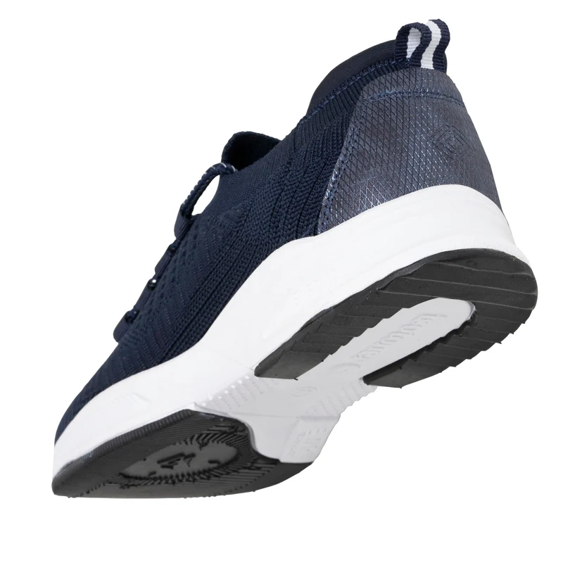 Baskets confort Femme slip-on lacets Marine