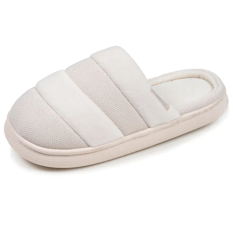 Chaussons mules Femme BLOUP Ivoire bi-matière