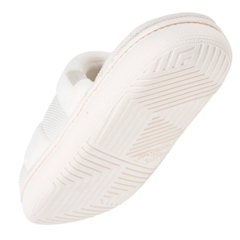 Chaussons mules Femme BLOUP Ivoire bi-matière