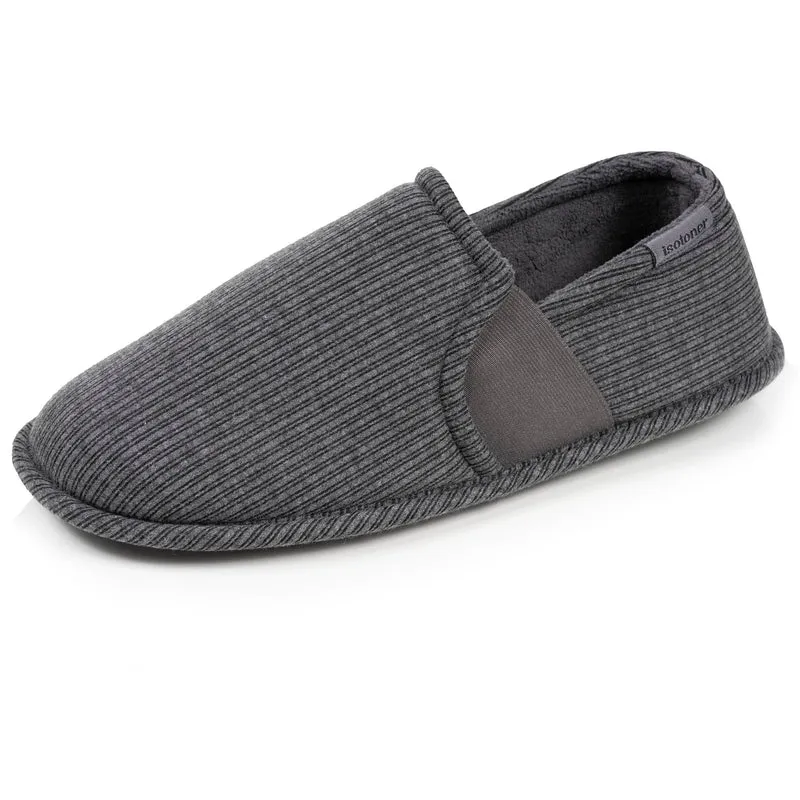 Chaussons sans-gênes Homme Rayure gris