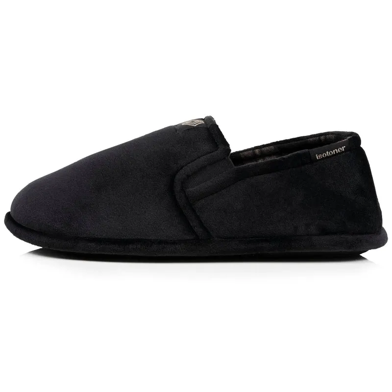 Chaussons sans-gênes Homme Noir tartan