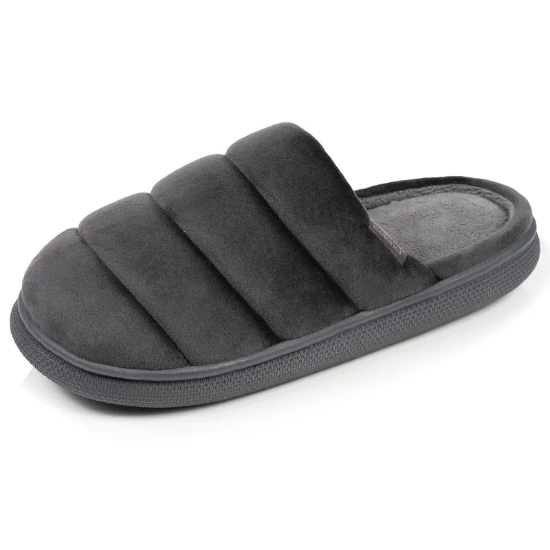Chaussons mules Homme BLOUP Gris velours