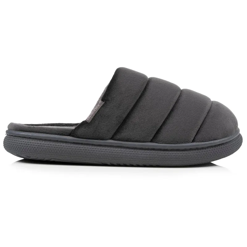 Chaussons mules Homme BLOUP Gris velours