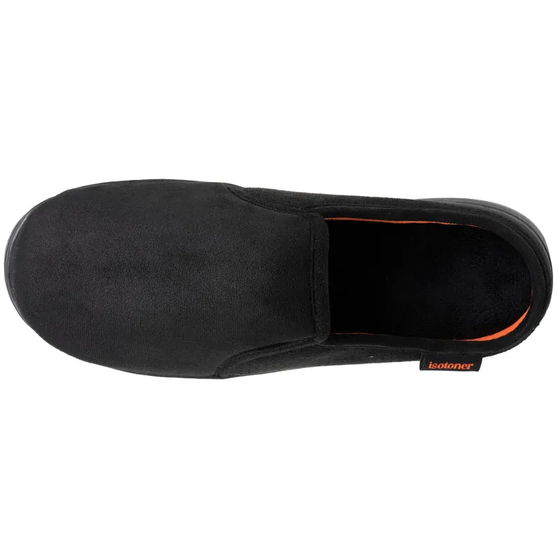 Chaussons mules Homme Noir perforées