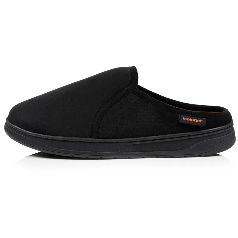 Chaussons mules Homme Noir perforées
