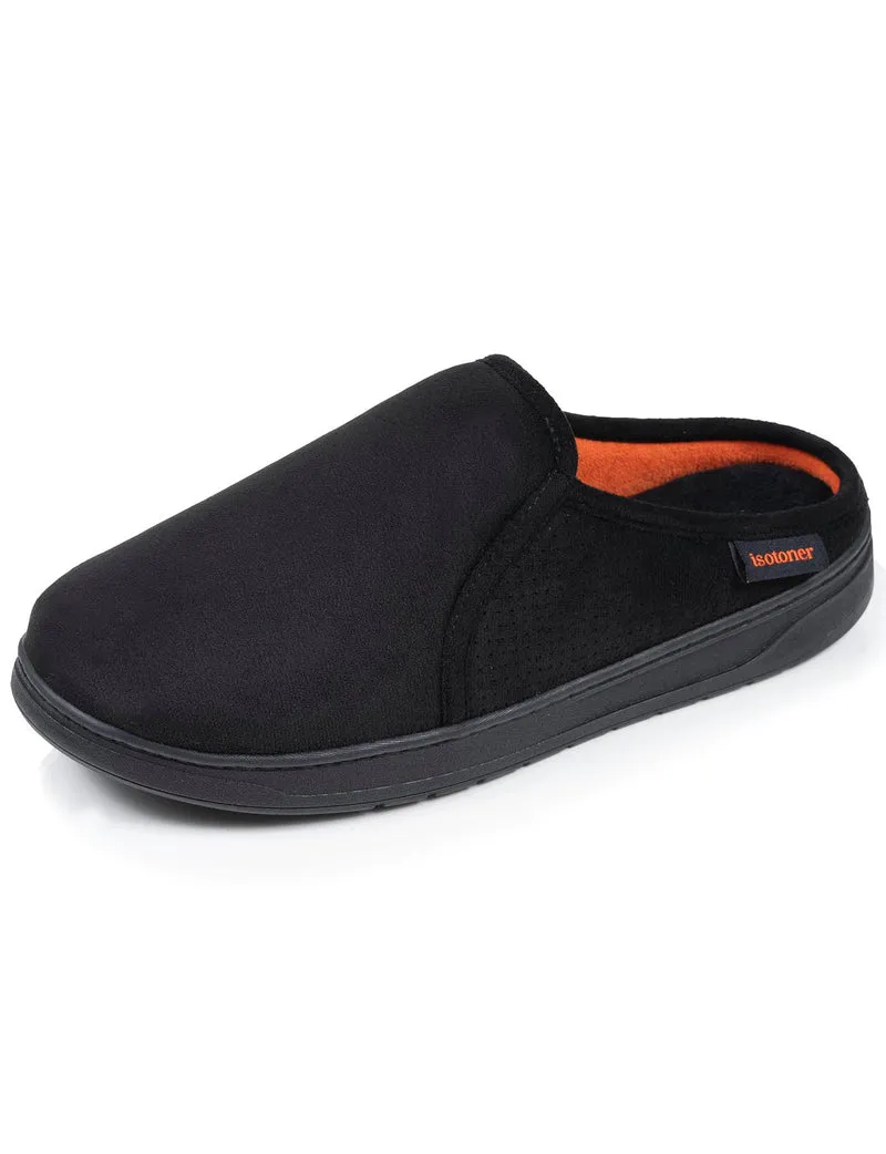 Chaussons mules Homme Noir perforées