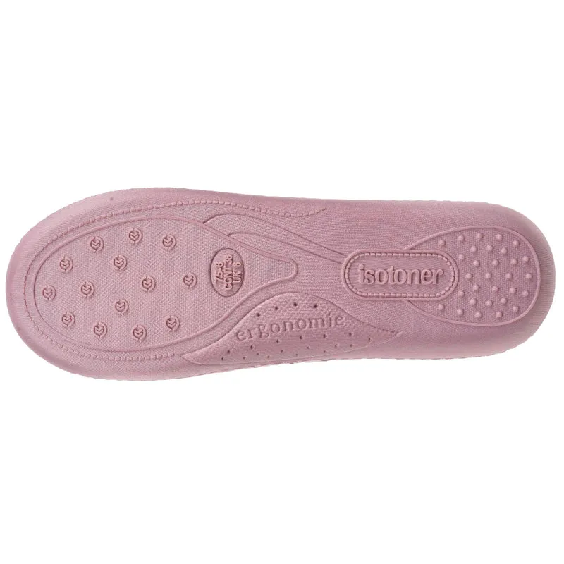 Chaussons mules Femme Léopard blush