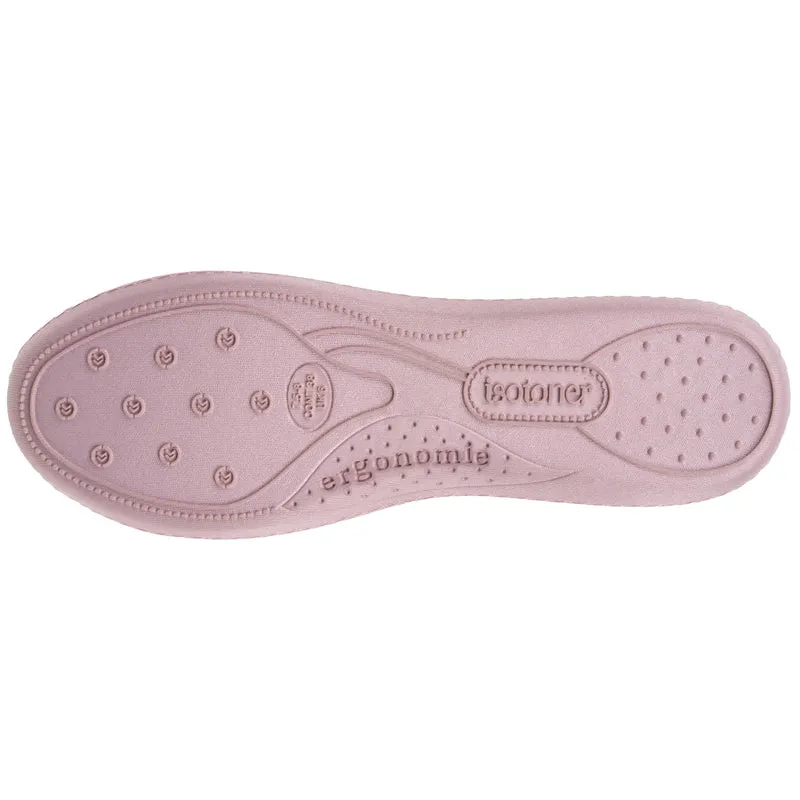 Chaussons ballerines Femme Léopard blush