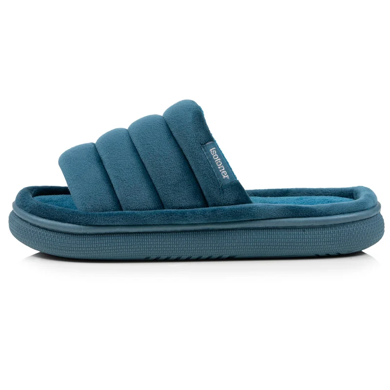 Chaussons sandales Femme BLOUP Bleu canard