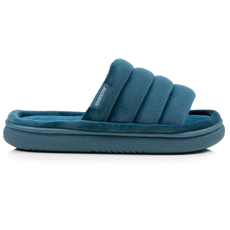 Chaussons sandales Femme BLOUP Bleu canard