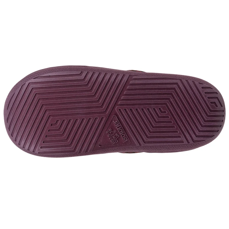 Chaussons mules Femme BLOUP Léopard bordeaux