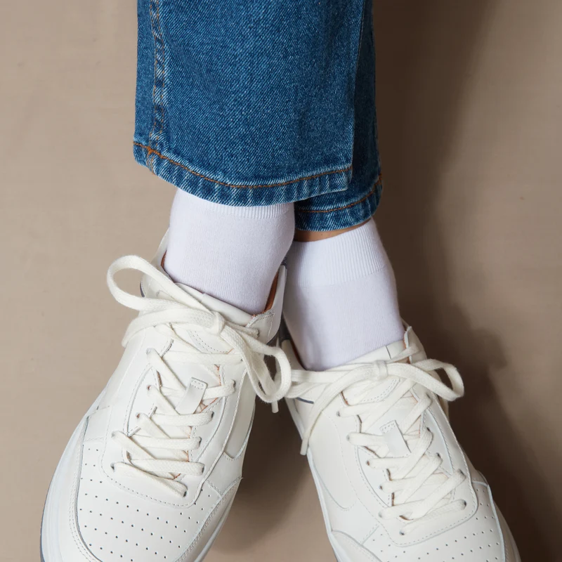 Socquettes | Blanc - Coton Supersoft - Cheville