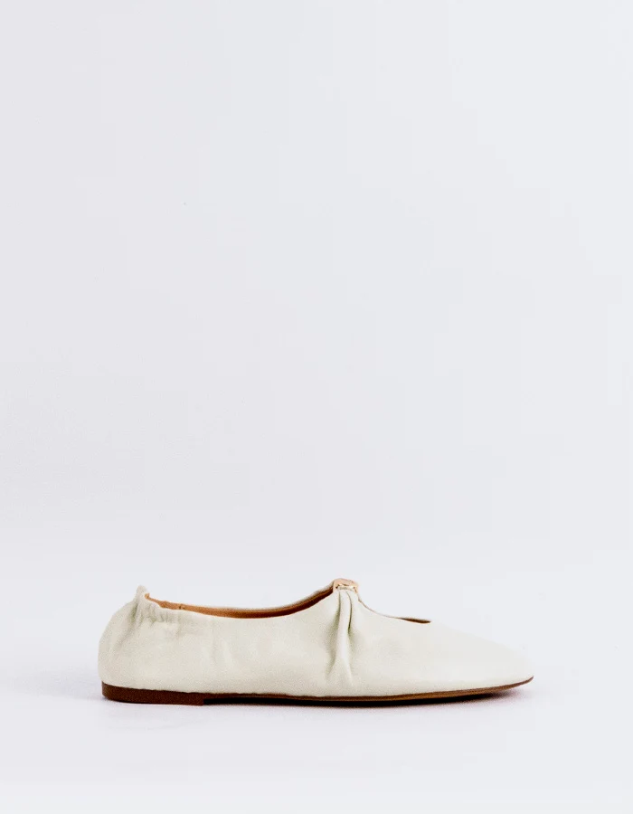Lucette Cream Leather