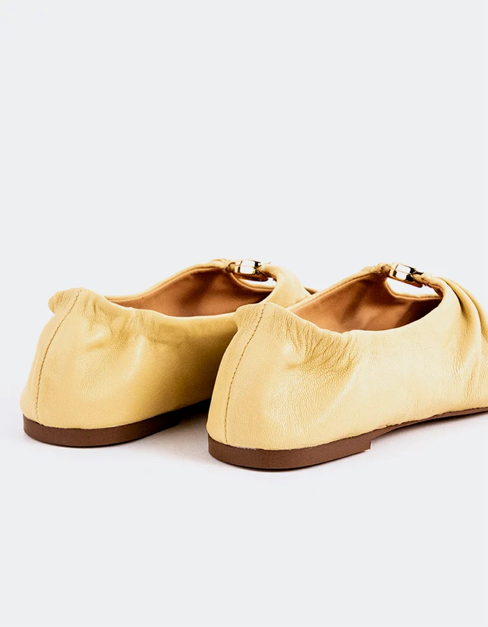Lucette Yellow Leather
