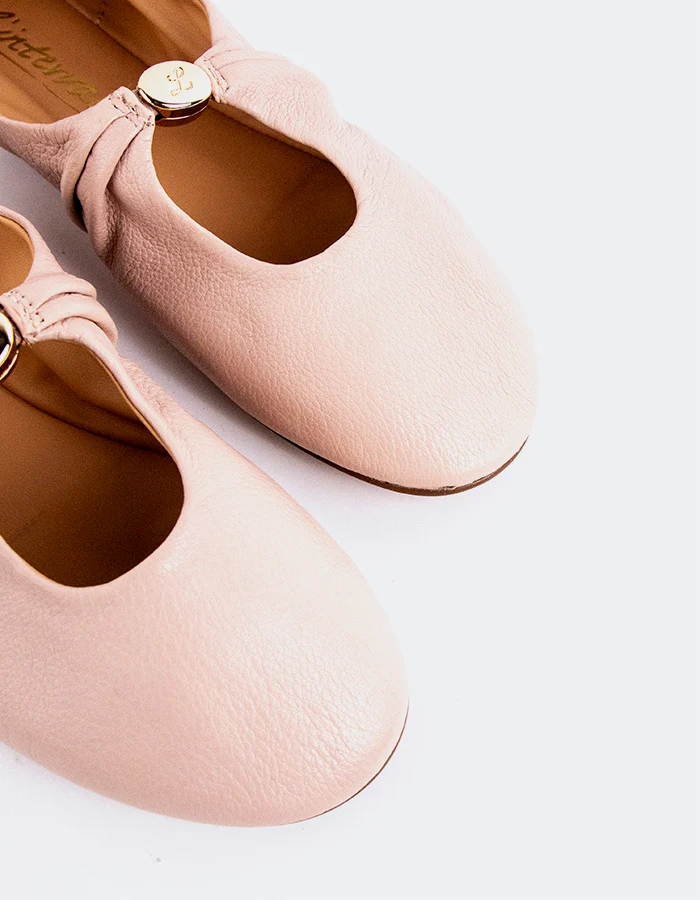 Lucette Pink Leather
