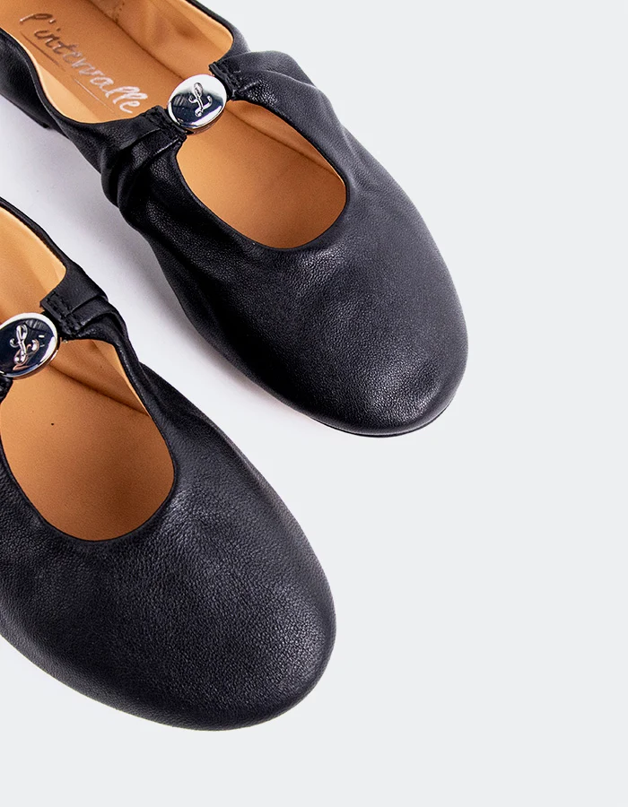 Lucette Black Leather