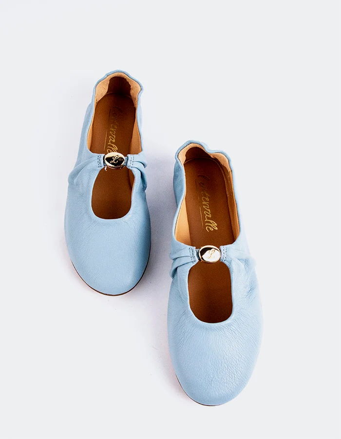 Lucette Blue Leather
