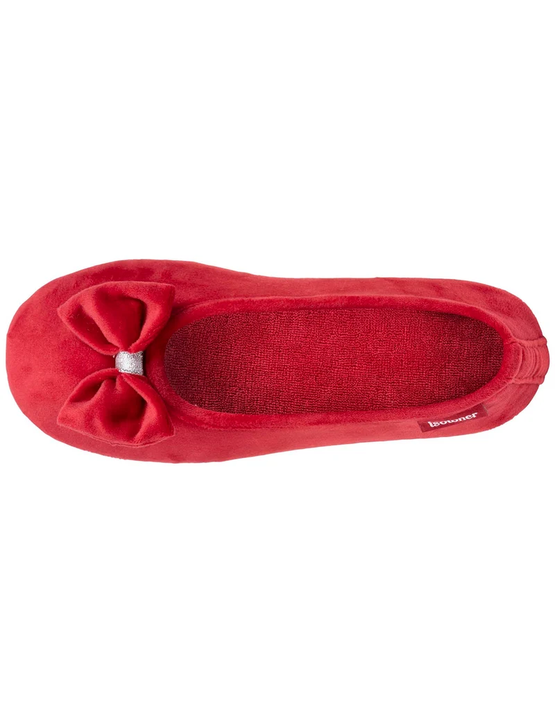 Chaussons ballerines Femme Rouge