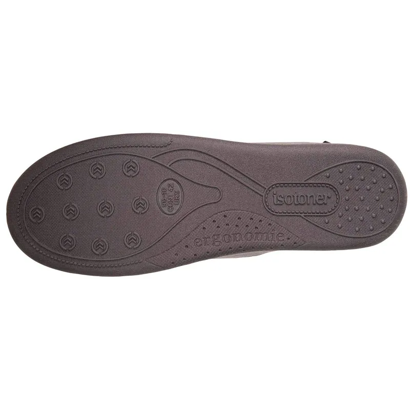Chaussons mocassins Homme Gris chevrons
