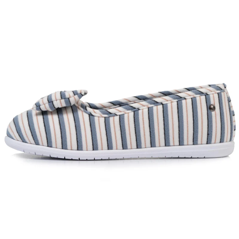 Chaussons ballerines Femme Rayure marinière