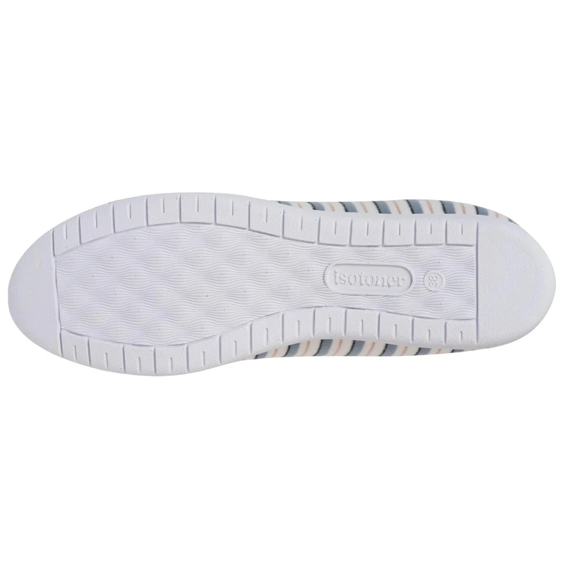 Chaussons ballerines Femme Rayure marinière