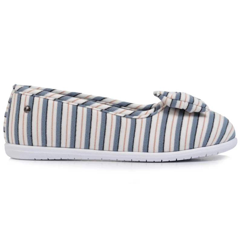 Chaussons ballerines Femme Rayure marinière