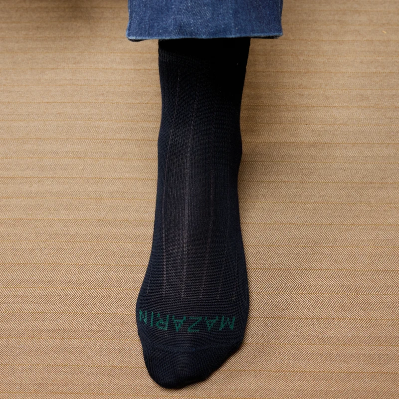 Chaussettes | Bleu marine - Super-solide fil d'Écosse