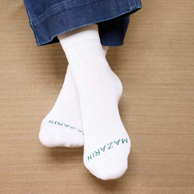 Chaussettes | Blanc - Super-solide fil d'Écosse