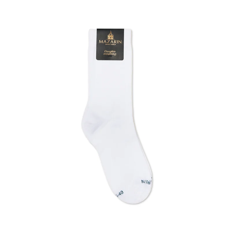 Chaussettes | Blanc - Super-solide fil d'Écosse