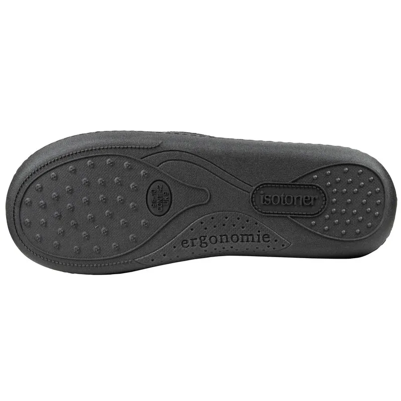 Chaussons charentaises Homme Noir Diamant