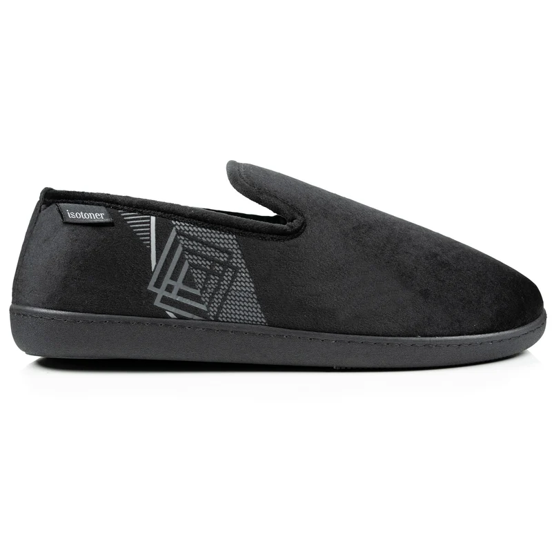 Chaussons charentaises Homme Noir Diamant