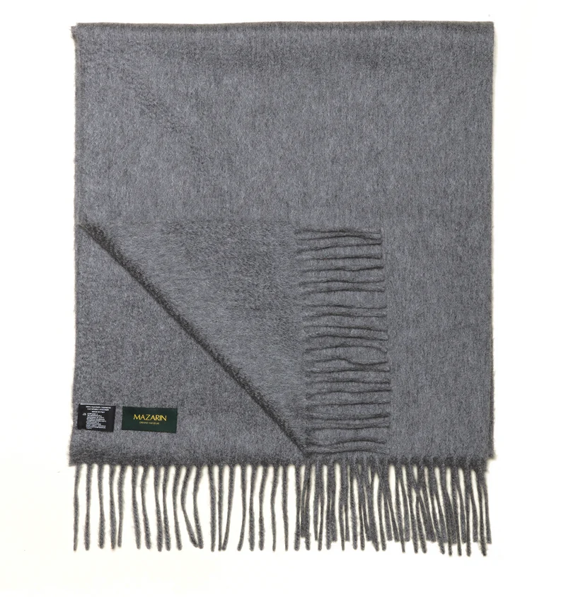 Écharpe 100% Cachemire - Gris clair