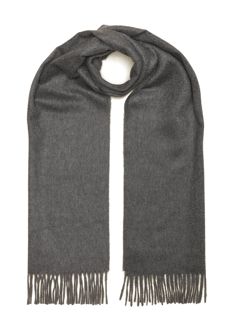 Écharpe 100% Cachemire - Gris clair