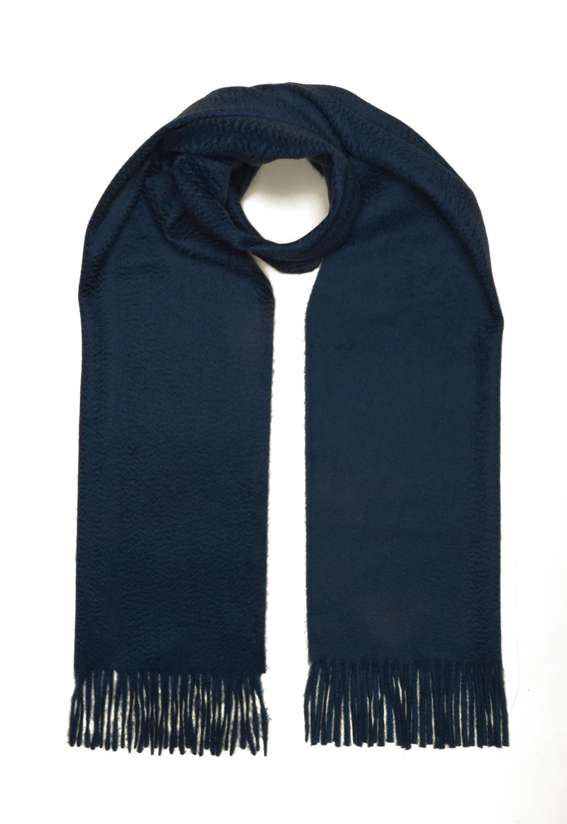 Écharpe 100% Cachemire - Denim