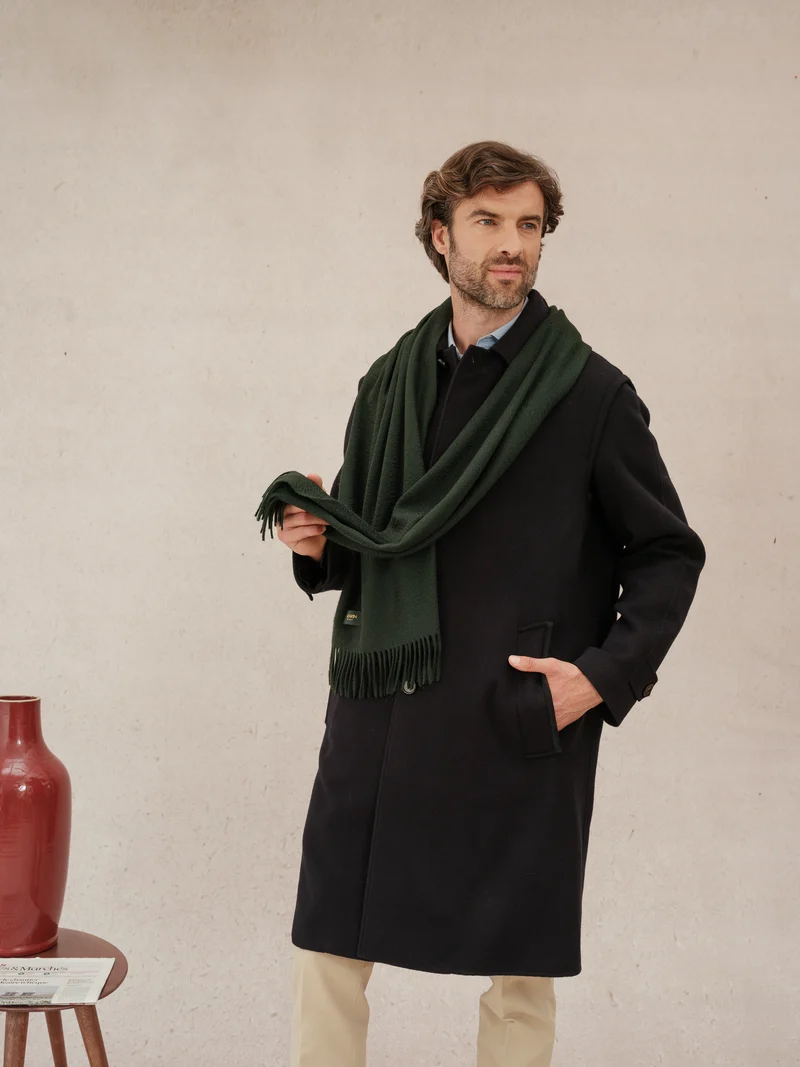 Écharpe 100% Cachemire - Vert Académie
