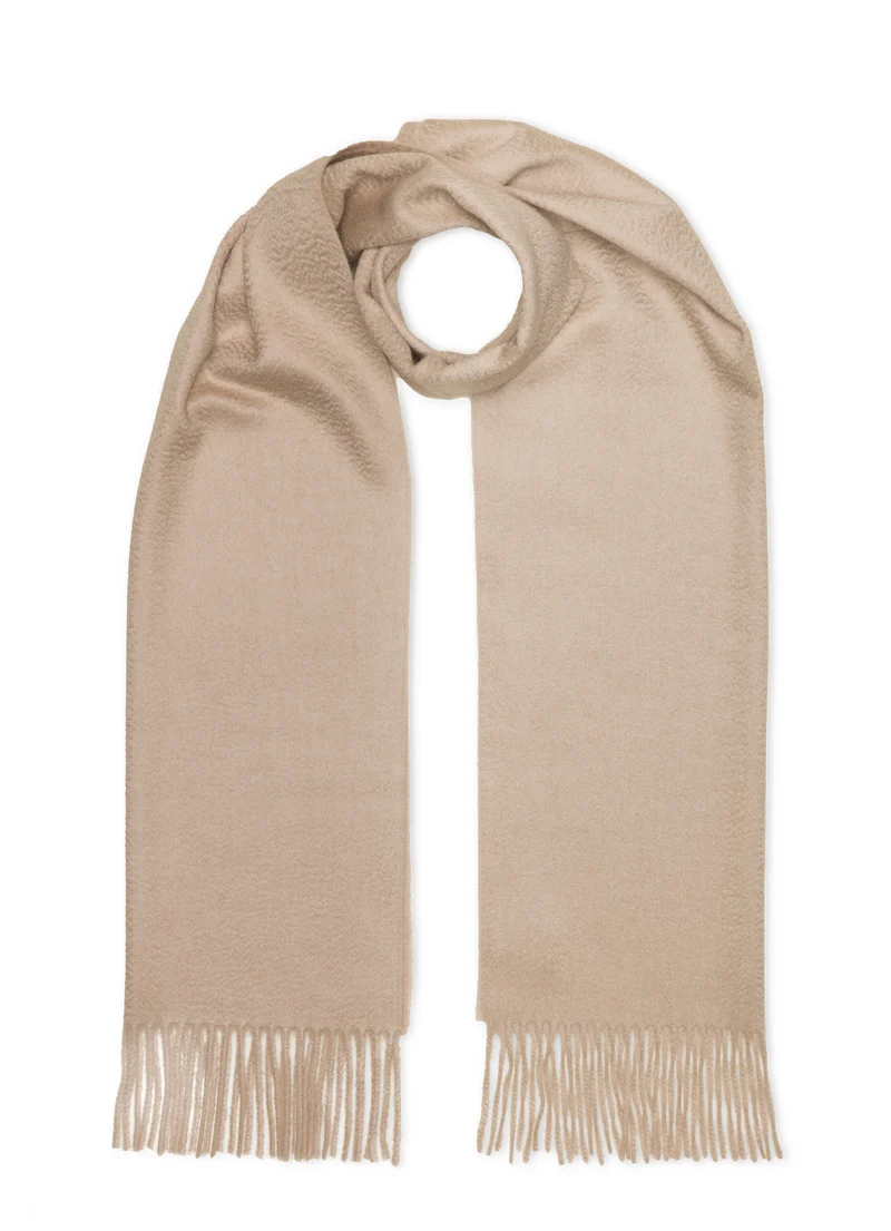 Écharpe 100% Cachemire - Beige clair