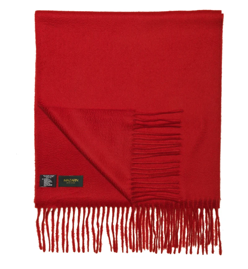 Écharpe 100% Cachemire - Rouge