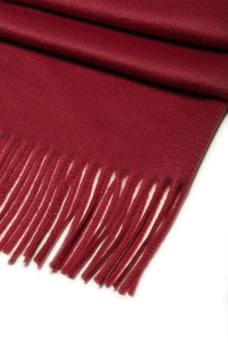 Écharpe 100% Cachemire - Framboise
