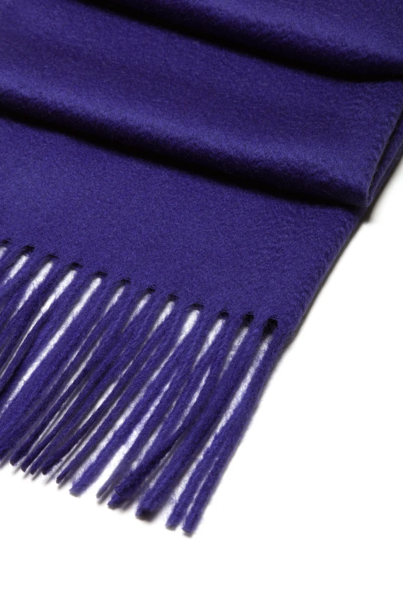 Écharpe 100% Cachemire - Violet Intense