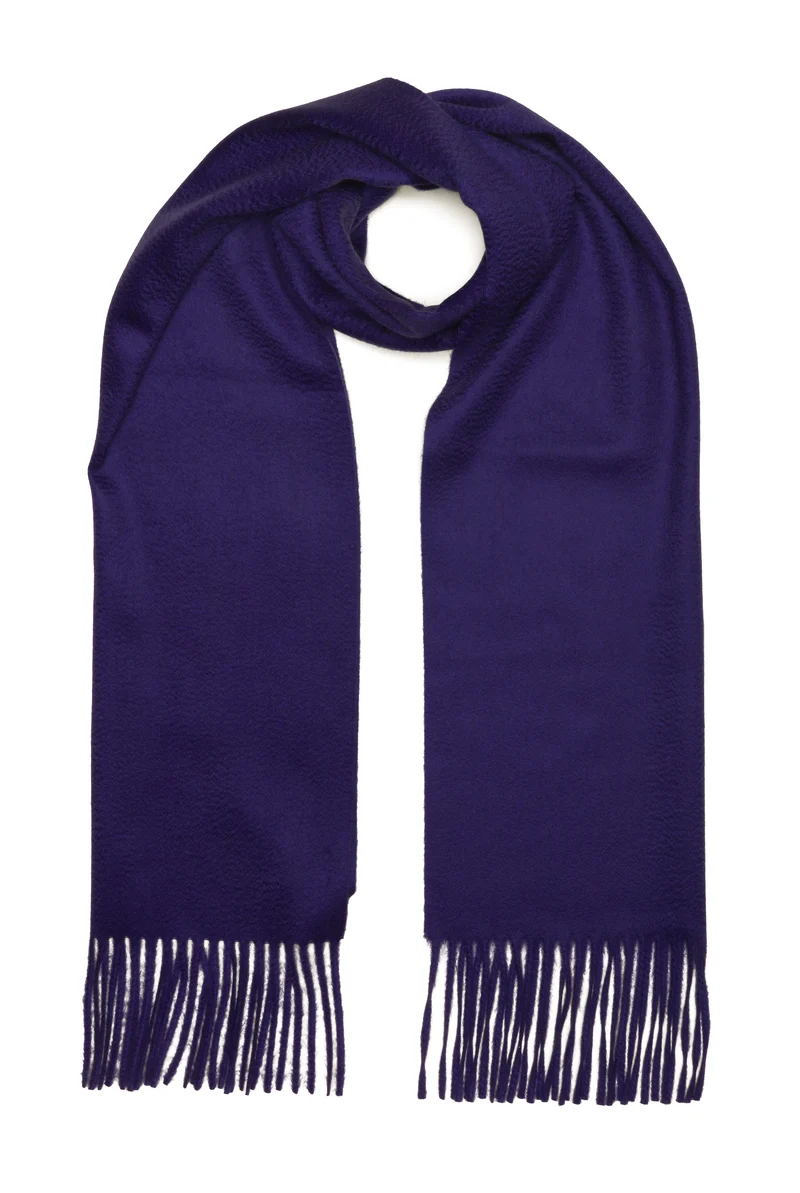Écharpe 100% Cachemire - Violet Intense