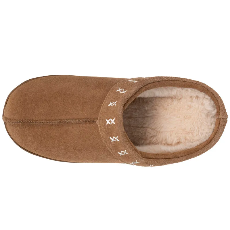 Chaussons mules Femme Camel