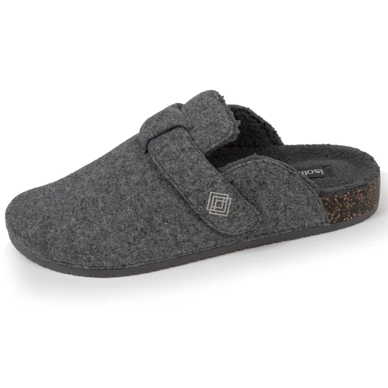 Chaussons sabots Homme Gris chiné