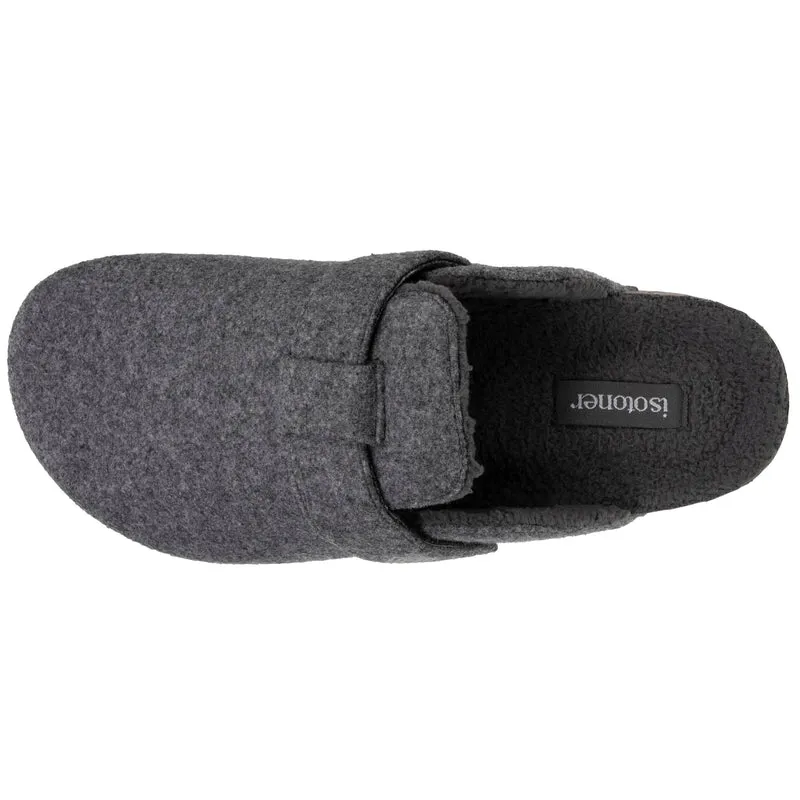 Chaussons sabots Homme Gris chiné