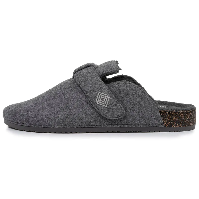 Chaussons sabots Homme Gris chiné